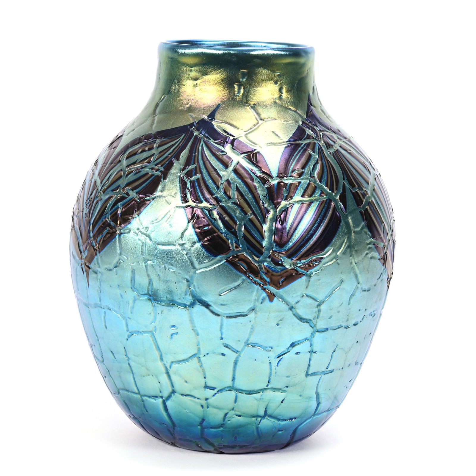 Vase Signed Orient & Flume Contemporary Art Glass (1 of 4)