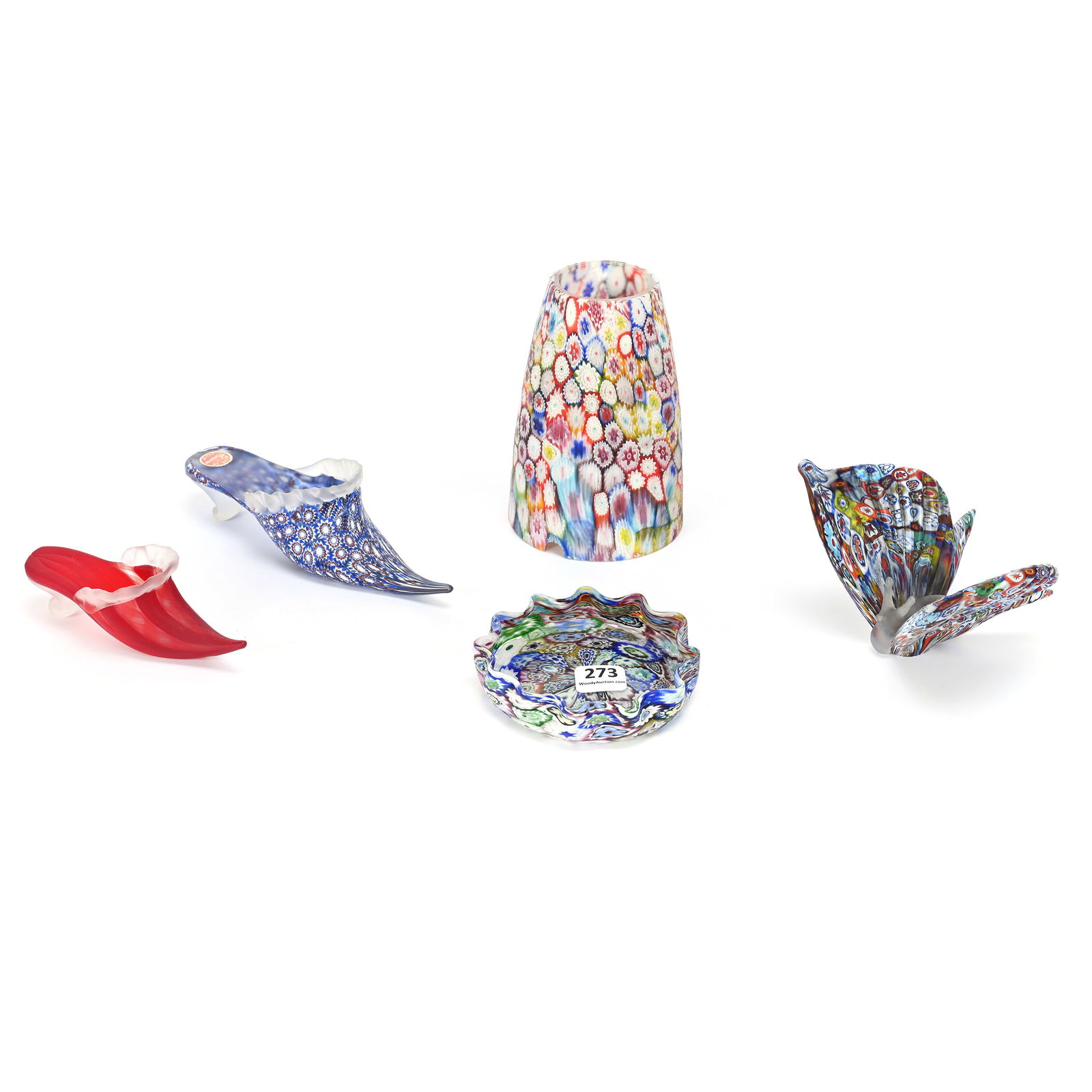 (5) Contemporary Glass Items (1 of 3)