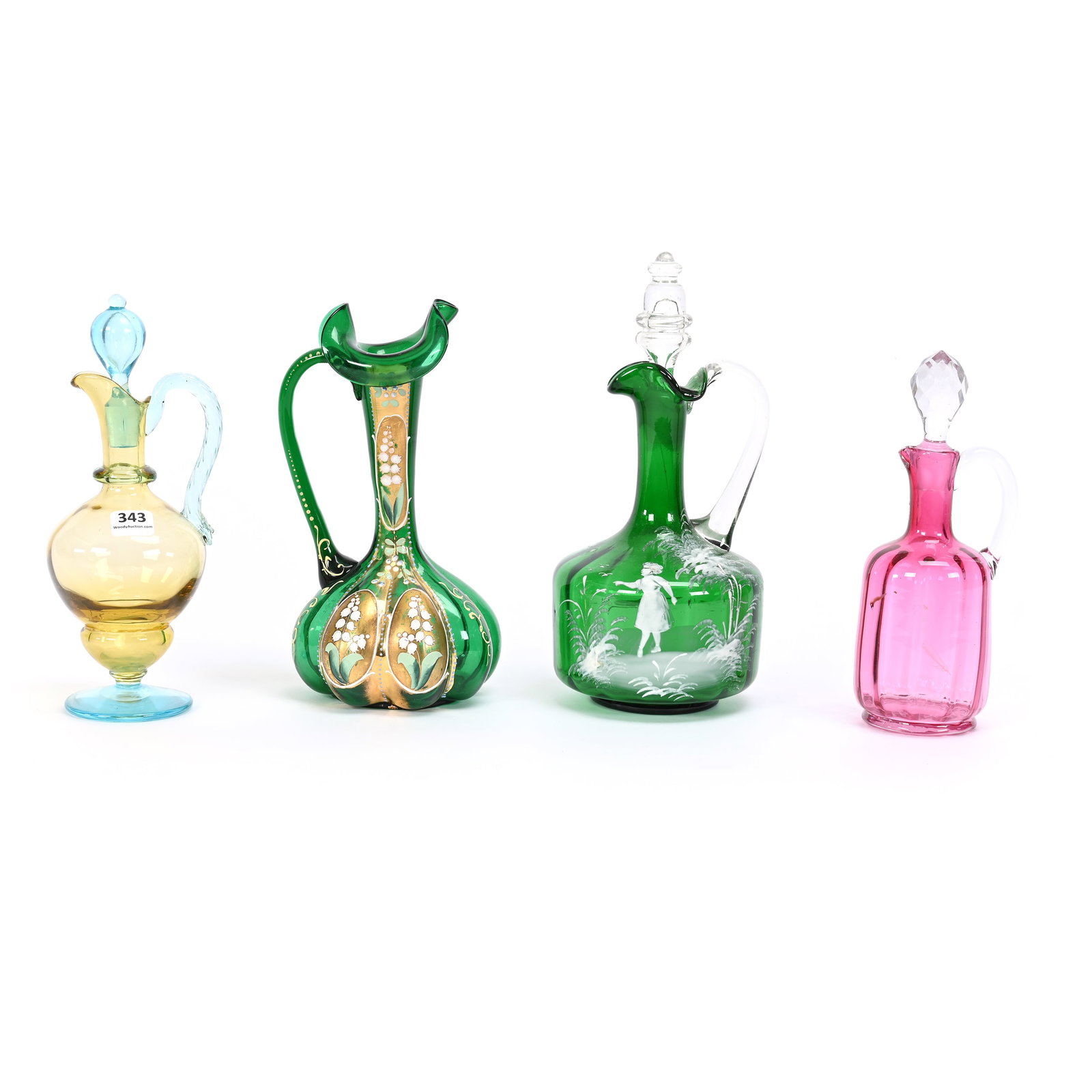 (4) Cruets And Decanters (1 of 3)