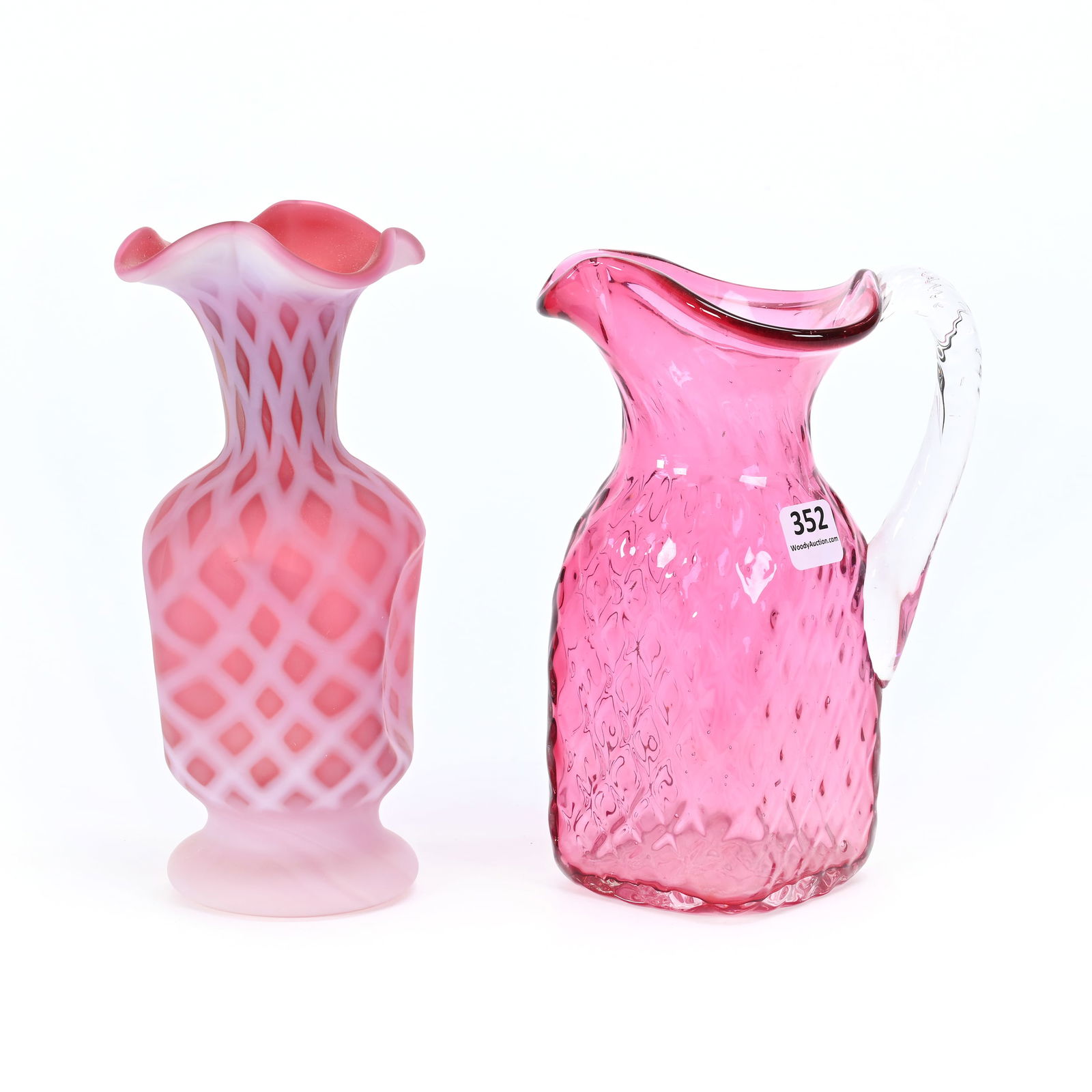 (2) Contemporary Fenton Art Glass Items (1 of 3)