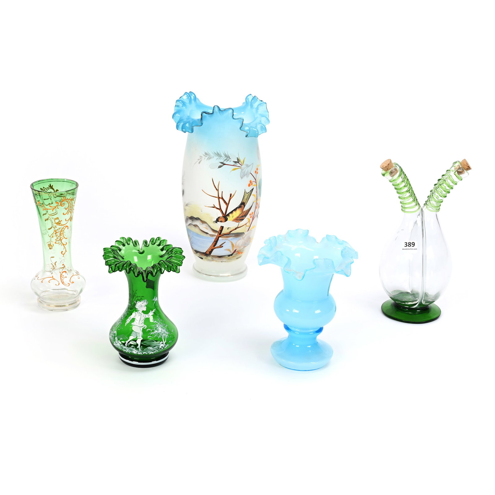(5) Art Glass Items (1 of 2)