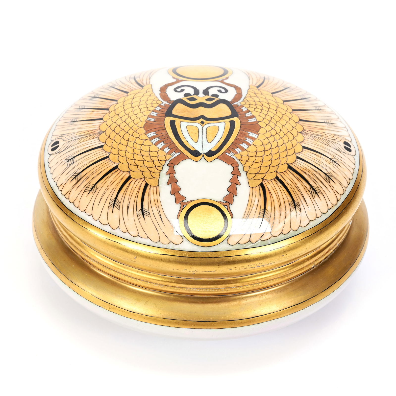 Round Covered Box Marked T&V Limoges (1 of 5)