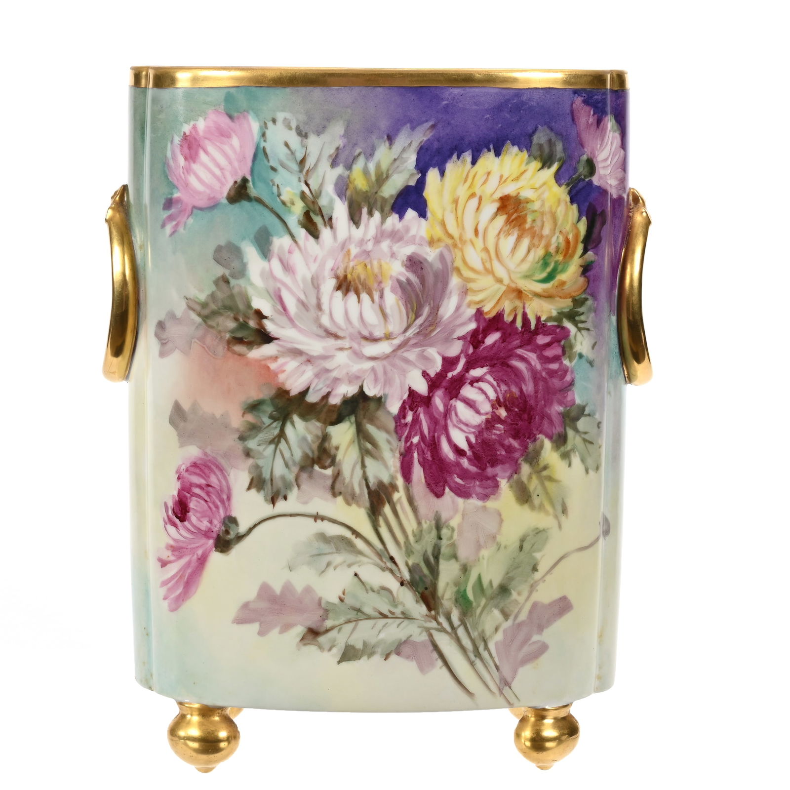 Cache Pot Marked W.G. Limoges (1 of 4)