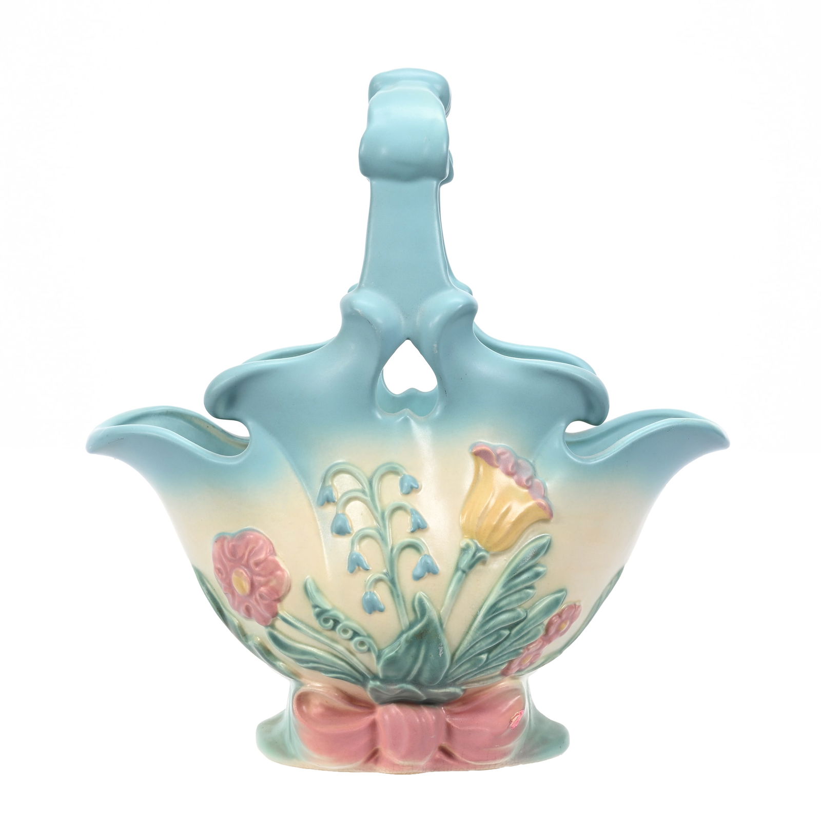 Basket Marked Hull Pottery #B-29-12" (1 of 4)