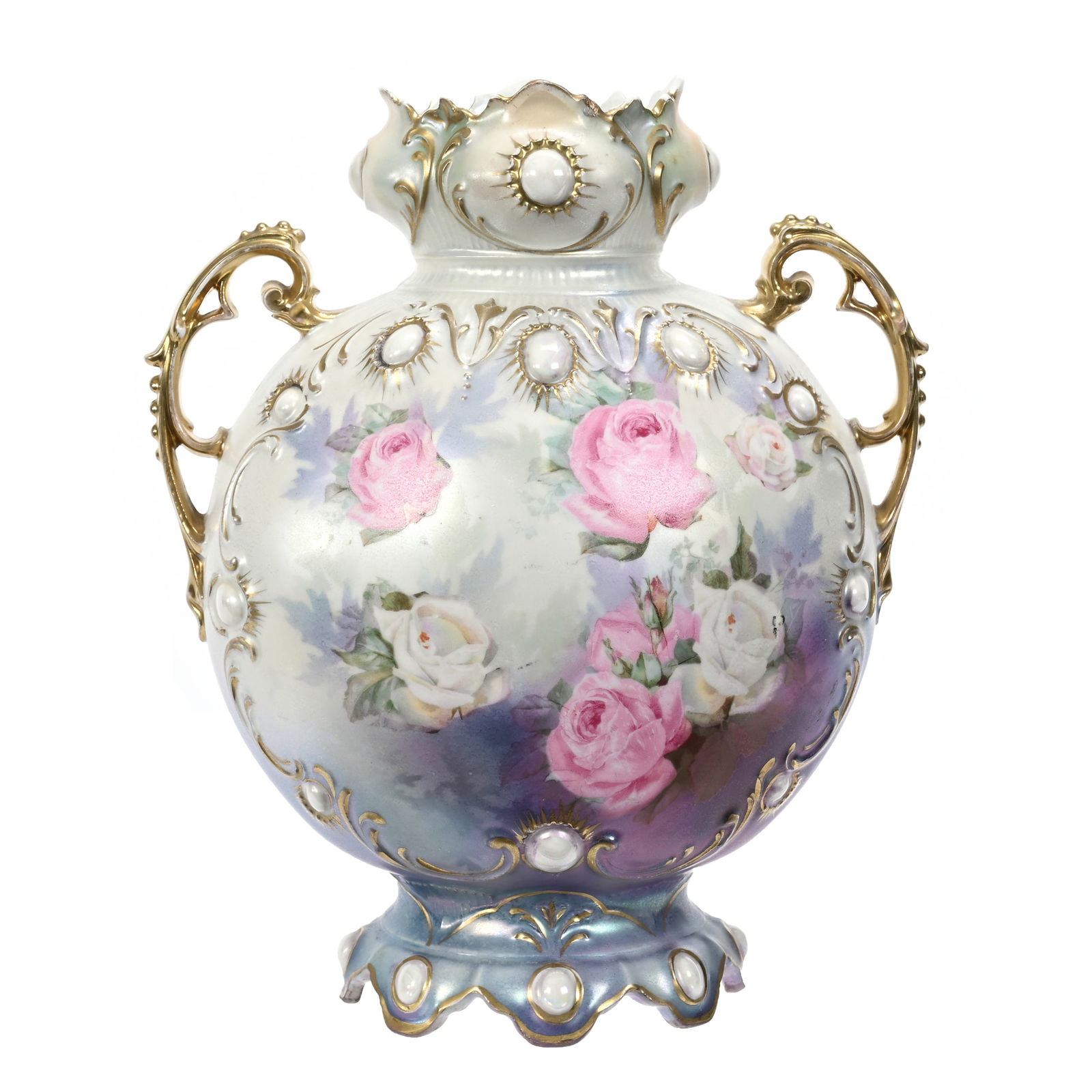 Vase Marked R.S. Prussia, Two Handles (1 of 3)