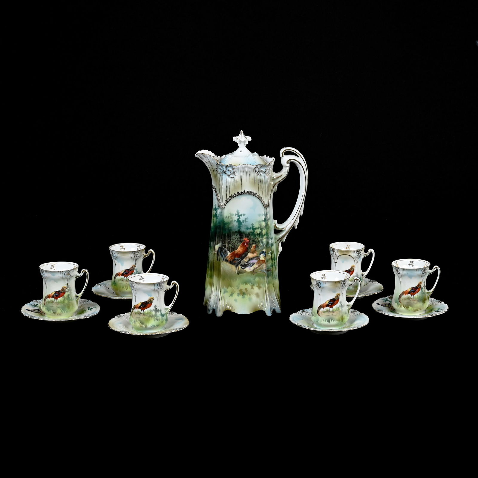 Chocolate Set Marked R.S. Prussia (1 of 5)