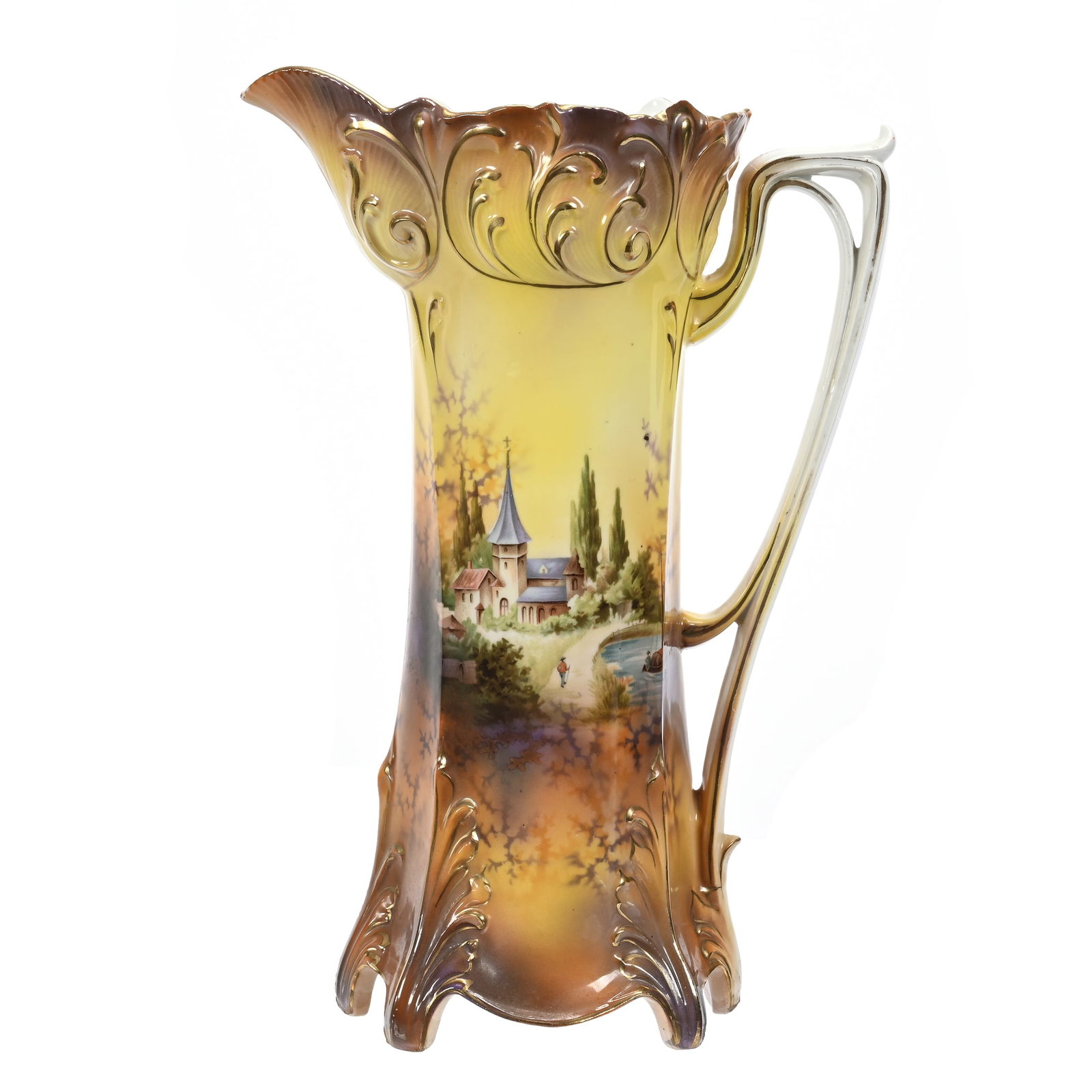 Tankard Marked R.S. Prussia, Castle Scenic Decor (1 of 3)