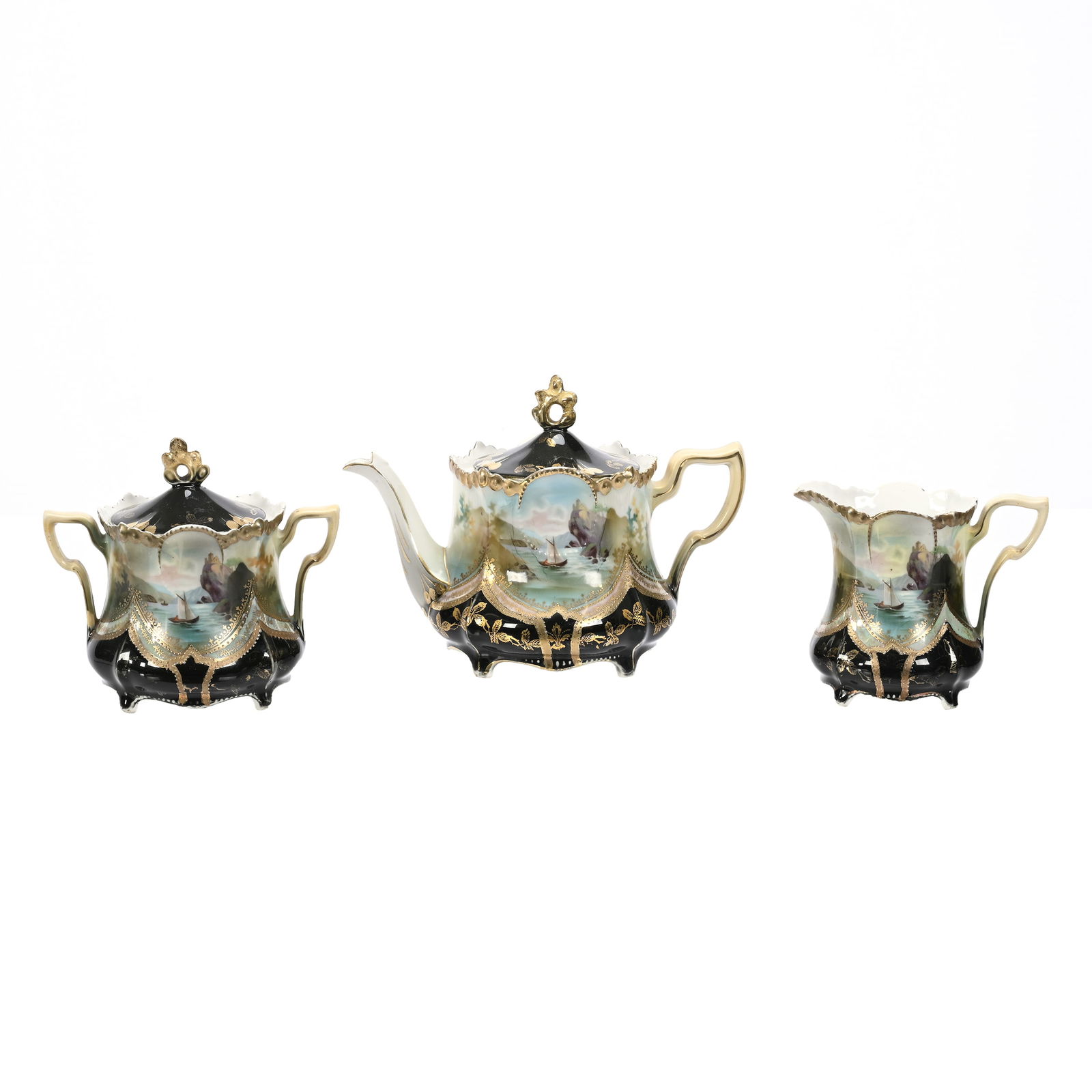 Tea Set Marked R.S. Prussia (1 of 3)