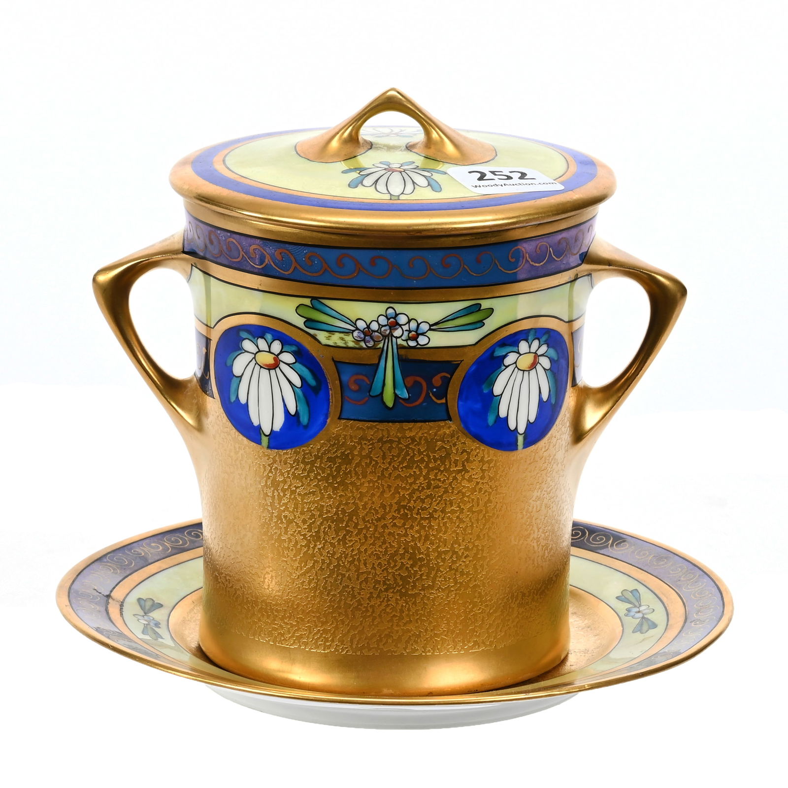 Condensed Milk Jar & Underplate, Marked Pickard (1 of 3)