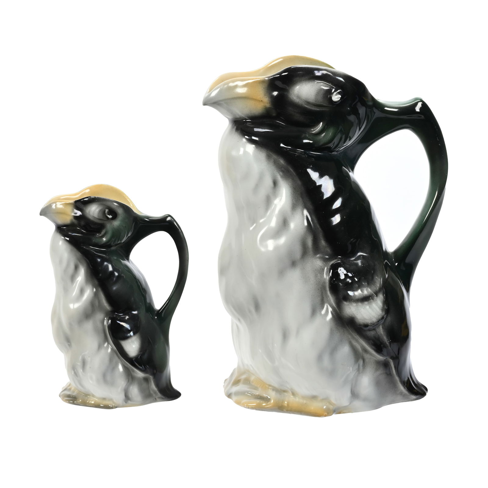 Pair Penguin Pitchers, Unmarked Royal Bayreuth (1 of 3)