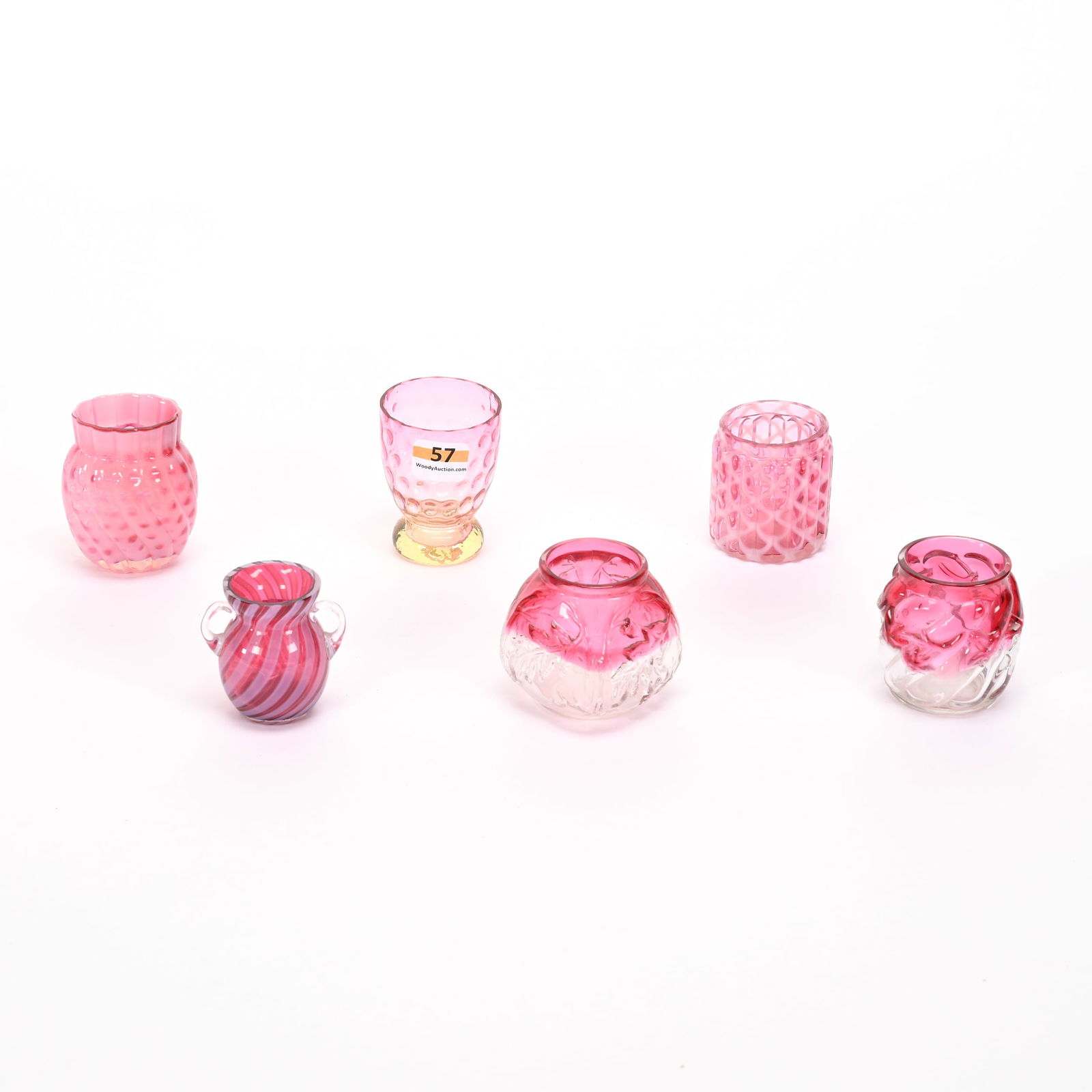 (6) Toothpick Holders, Art Glass (1 of 4)