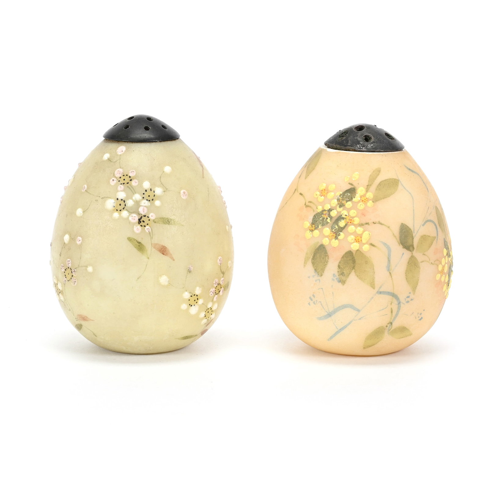 Salt & Pepper Set, Mt. Washington Art Glass (1 of 3)