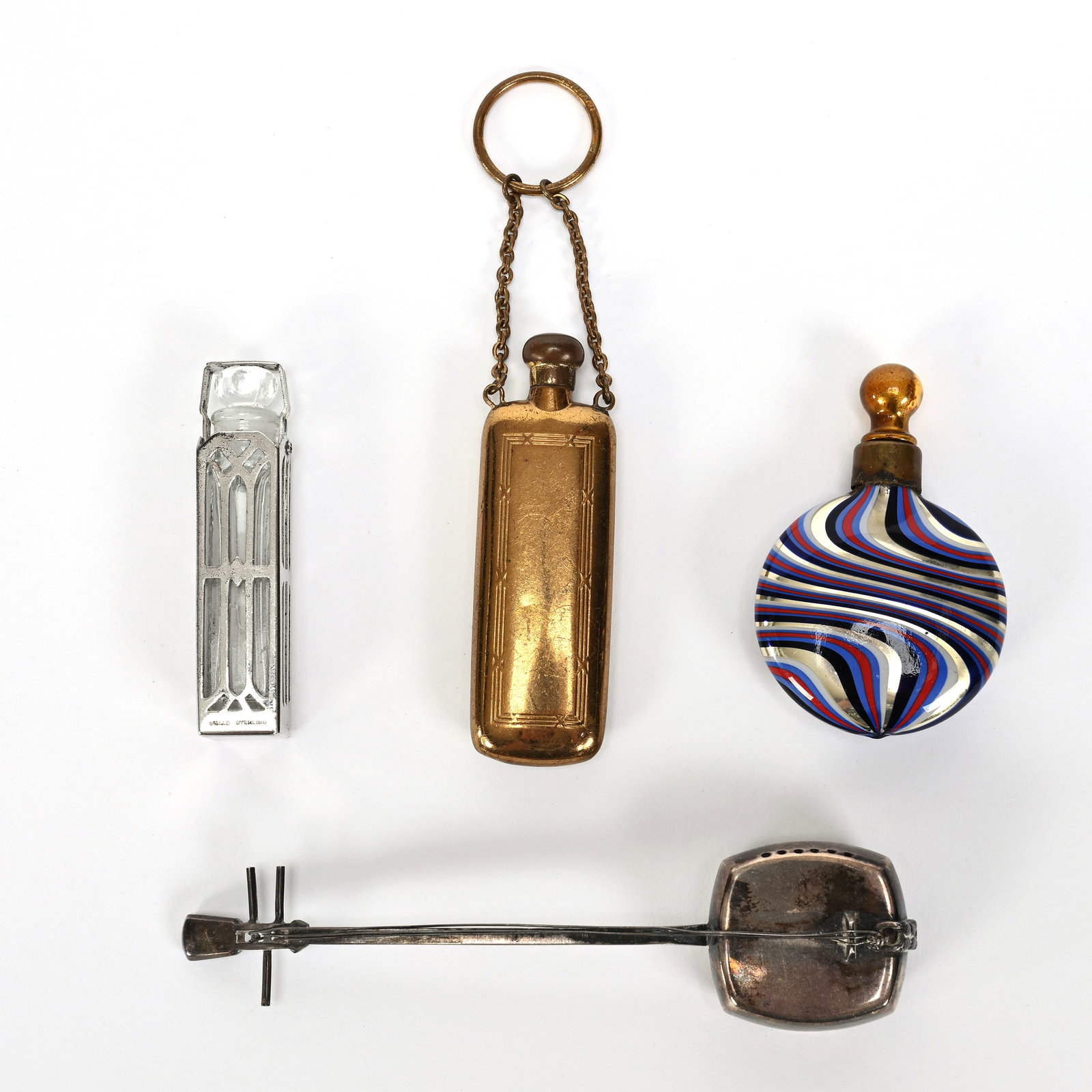 (3) Perfumes & Powder Box (1 of 2)