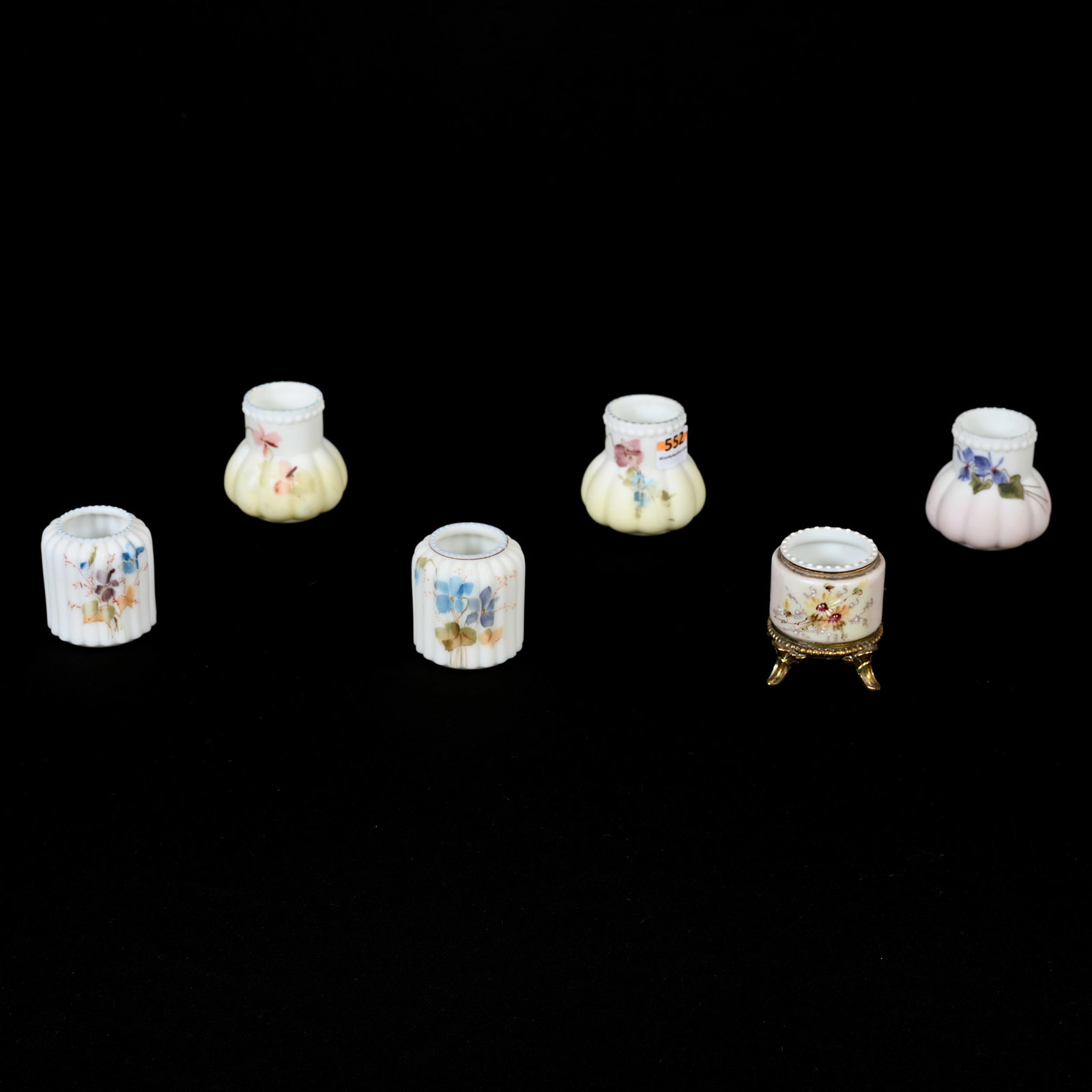 (6) Unmarked Mt. Washington Toothpick Holders (1 of 3)