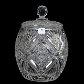 Cookie Jar, Barrel Shape, ABCG