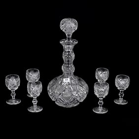 Wine Set, ABCG, Harvard Pattern By Libbey