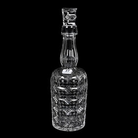 Whiskey Bottle, ABCG, Savoy Pattern By Pairpoint