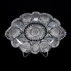 Ice Cream Tray, ABCG, Mandarin Pattern By Dorflinger