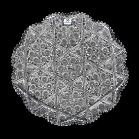 Round Tray, ABCG, Signed Egginton Arabian II Pattern