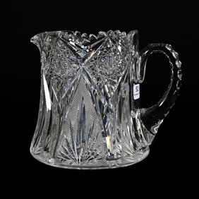 Pitcher, ABCG, Signed Egginton Marquise Pattern