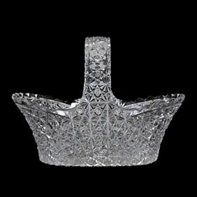 Basket, ABCG Russian Cut Pattern/Hobstar Cut Buttons