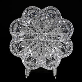 Bowl, Blown Mold, ABCG, Signed Hawkes