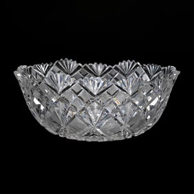 Folded Bowl, ABCG, Venetian Pattern By Straus