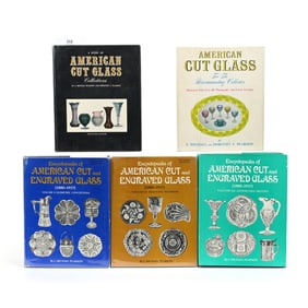 (5) Books About American Brilliant Cut Glass