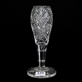 Vase, Tulip Shape, ABCG, Venetian Pattern By Straus