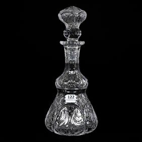 Decanter, BPCG, Engraved Rock Crystal