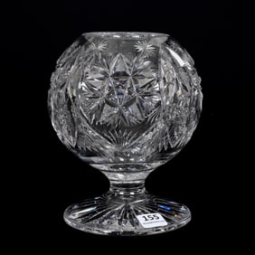 Pedestal Rose Bowl, ABCG, Rajah Pattern