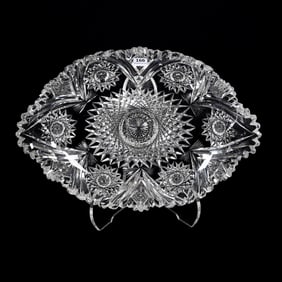 Ice Cream Tray, ABCG, Dixie Pattern By Dorflinger