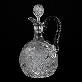 Decanter, ABCG, Venetian Pattern By Straus