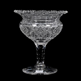 Compote, American Brilliant Cut Glass