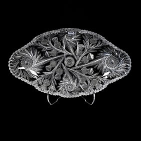 Ice Cream Tray, ABCG, Thistle Pattern