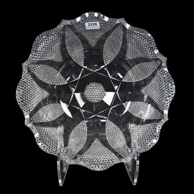 Bowl, ABCG, Signed Libbey Delphos Pattern