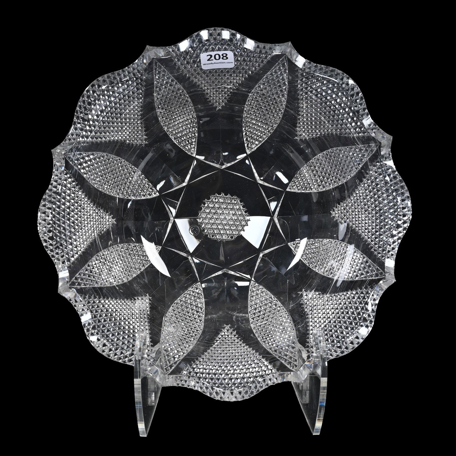 Bowl, ABCG, Signed Libbey Delphos Pattern (1 of 3)