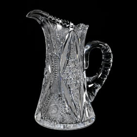 Pitcher, ABCG, Plymouth Pattern By Pitkin & Brooks