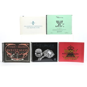 (5) Catalogs Of Cut Glass Companies