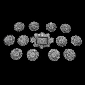 Ice Cream Set, ABCG, Arcadia Pattern By Sterling