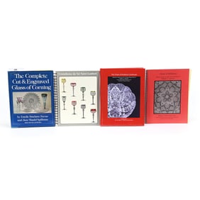 (3) Books, American Brilliant Cut Glass, (1) Catalog