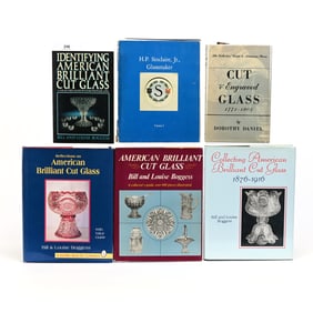 (6) Books About American Brilliant Cut Glass