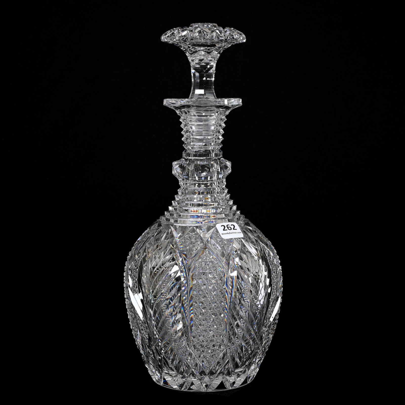Decanter, American Brilliant Cut Glass (1 of 4)