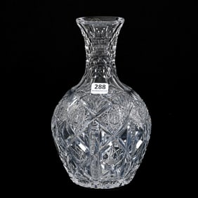 Water Carafe, ABCG, Signed Hawkes Navarre Pattern