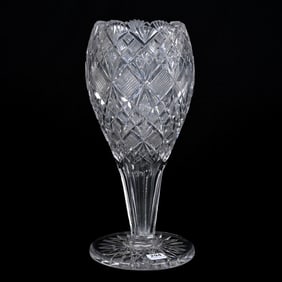 Chalice Vase, ABCG, Venetian Pattern By Straus