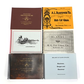 (5) Catalogs Of Cut Glass Companies
