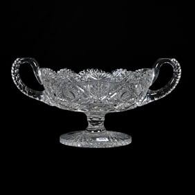 Pedestal Bowl, ABCG, Wamsutta Pattern By Pairpoint