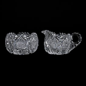Creamer & Sugar Set, ABCG, Signed Egginton