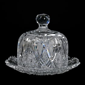 Covered Cheese Dish, ABCG, Windsor Pattern