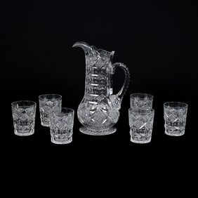 Water Set, ABCG, Bengal Pattern By Sinclaire